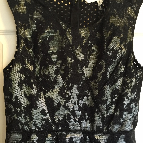 TRACY REESE Size 6 NWT Women’s Black/Silver Dress - Picture 3 of 8